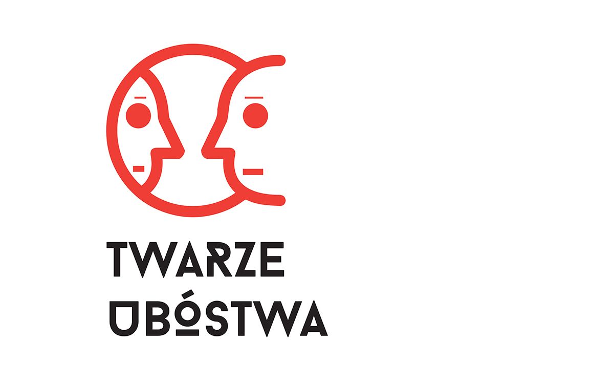 Konkurs dla dziennikarzy „Twarze ubóstwa” Logotyp konkursu "Twarze ubóstwa"