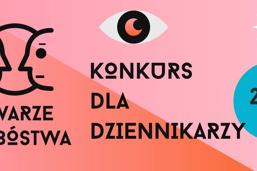 Konkurs dla dziennikarzy „Twarze Ubóstwa” 2026 – wersja bez czarnego paska Baner konkursu dla dziennikarzy „Twarze Ubóstwa” 2026